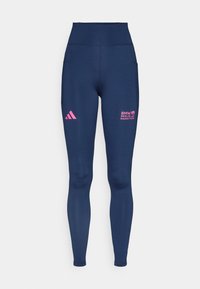 adidas Performance Tajice za trčanje - collegiate navy