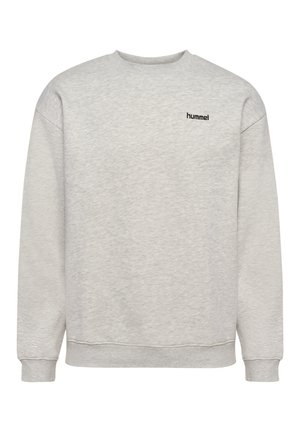 Hummel, HUMMEL HMLKEEPER GRAPHIC CREWNECK - Sweatshirt - light grey melange