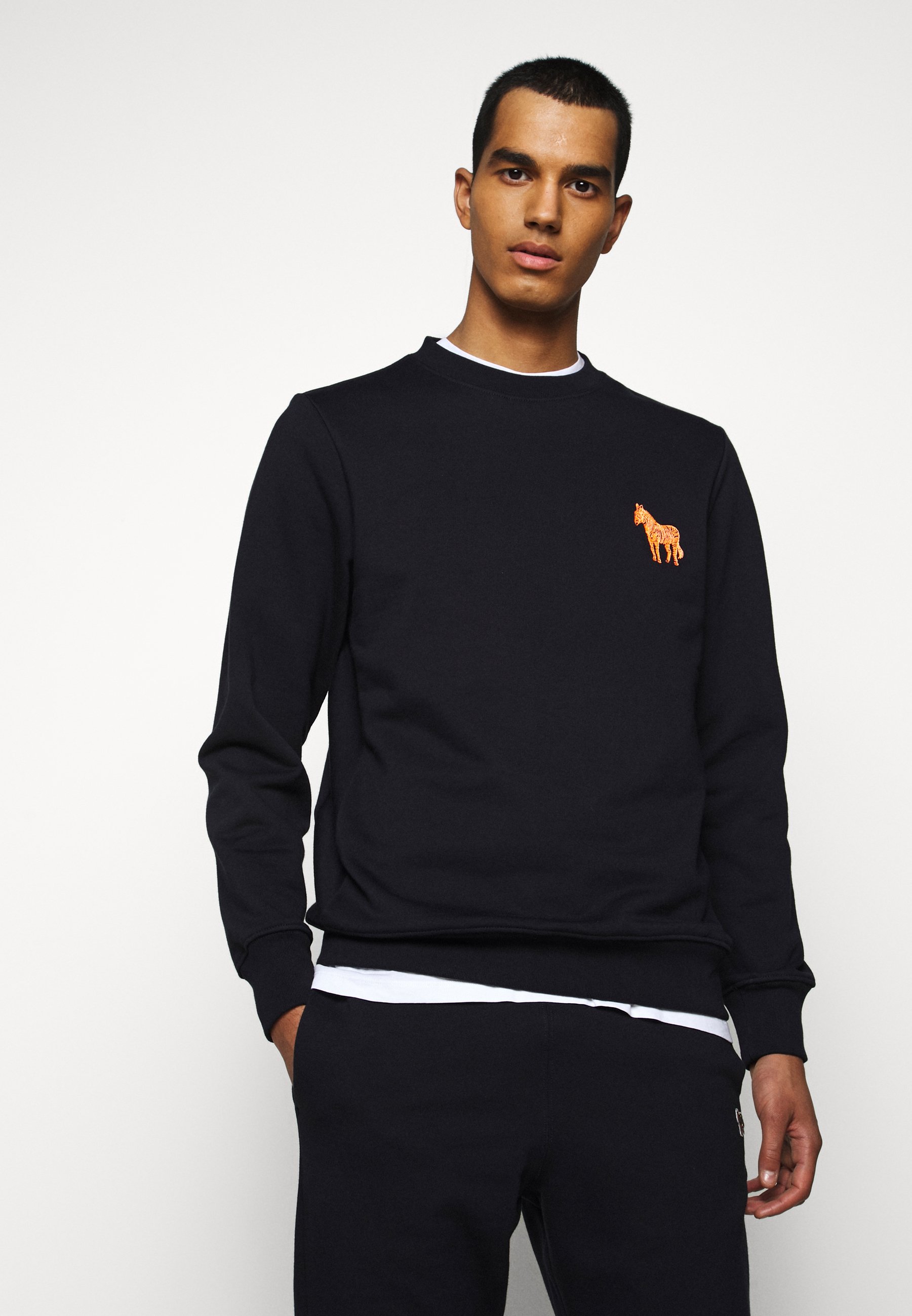 PS Paul Smith MENS ZEBRA Sweater dark bluedonkerblauw PS Paul Smith Sweater blackblue Zalando.nl