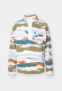 HELVETIA™ PRINTED HALF SNAP - Fleecetrøjer - chalk