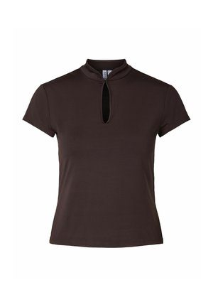 Pieces, T-shirt imprimé - chocolate plum