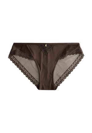 Next, BRAZILIAN FIT - SMOOTHING LACE KNICKERS - Brazilians - chocolate brown