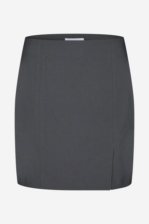 Envii SPLIT - Pencil skirt - grey