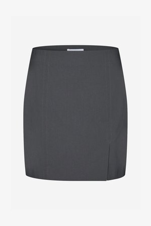 Envii SPLIT - Pencil skirt - grey
