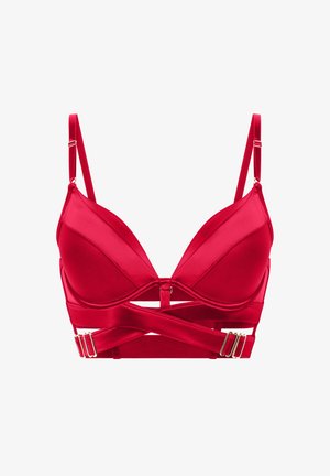 Hunkemöller, COLETTE PP PUSH LL - Reggiseno push-up - cerise