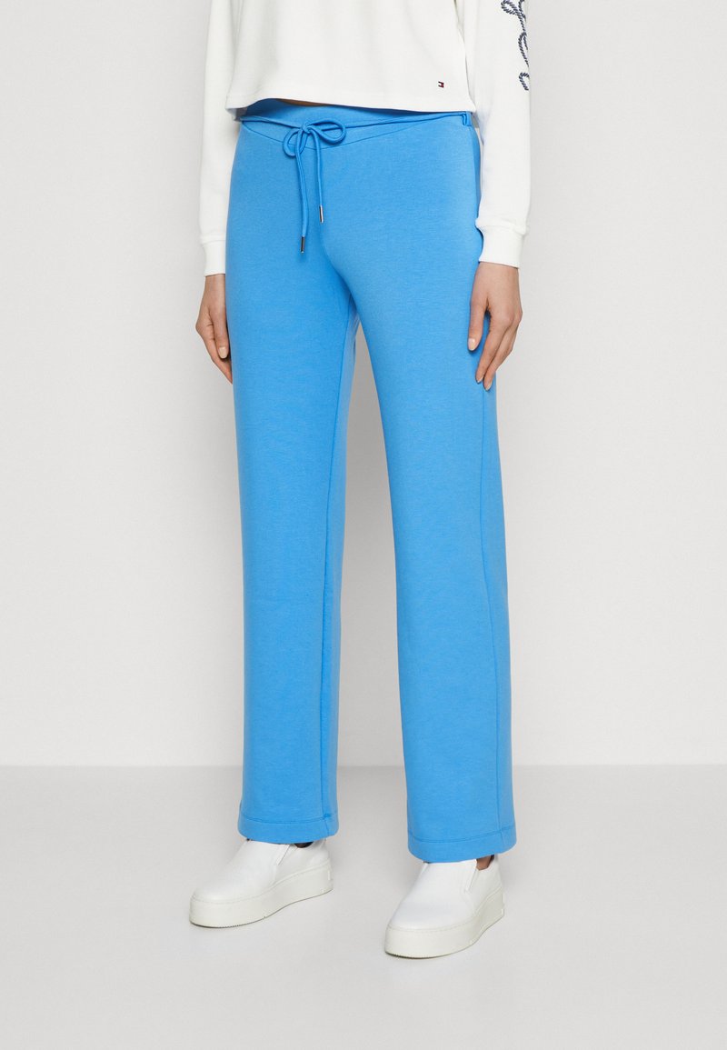 Expresso WIDE PANT WITH WAIST CORD - Παντελόνι - fresh blue