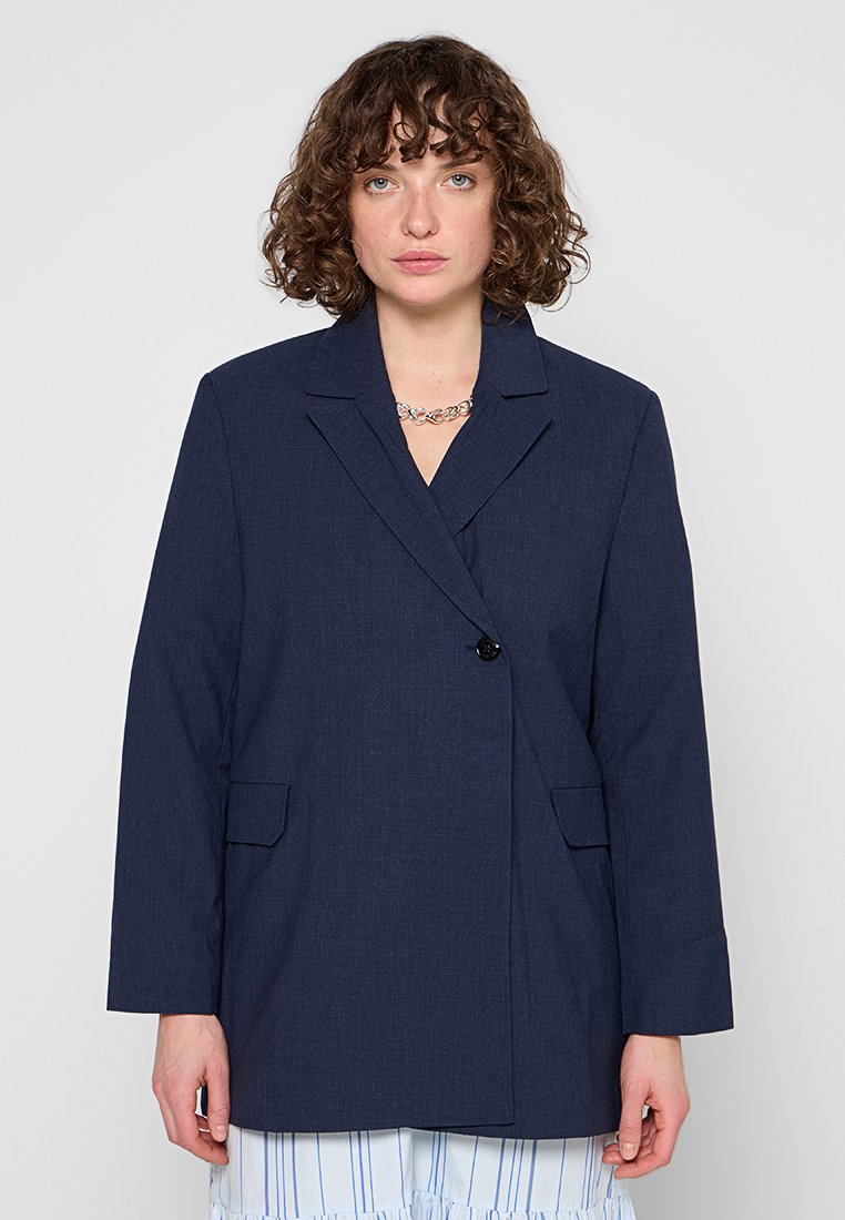 Ganni Blazer donkerblauw Ganni Blazer donkerblauw