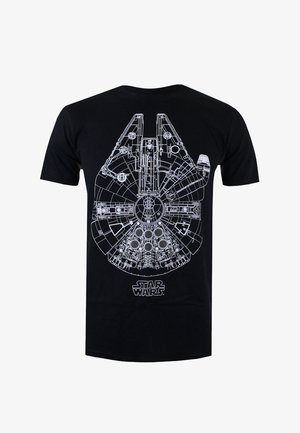 Star Wars MILLENIUM LINES - Print T-shirt - black