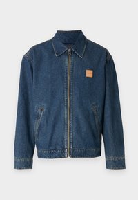 COACH ZIP FRONT JACKET - Teksajakk - dark wash