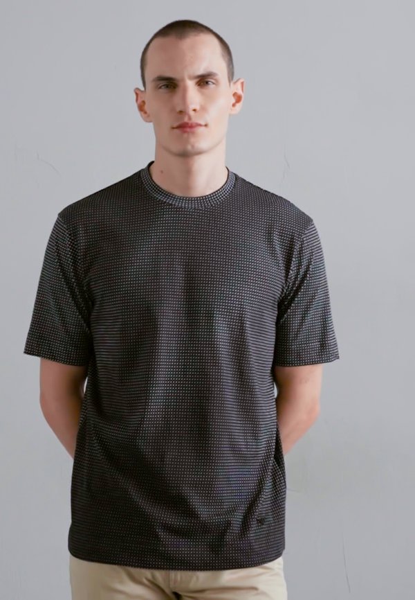 Print T-shirt - feather gray4