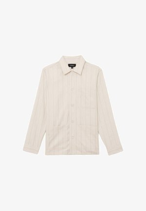 Reiss, REGULAR FIT - BENSON PINSTRIPE BUTTON-THROUGH - Lehká bunda - oatmeal