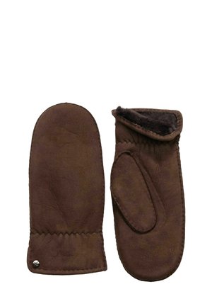 LILLY-LAMM - Mittens - dunkelbraun
