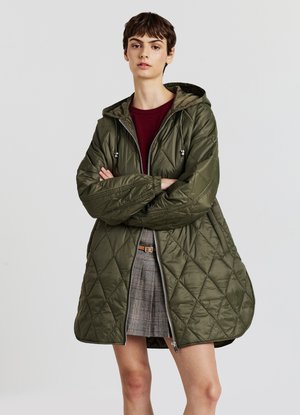 Calliope CON CAPPUCCIO - Manteau d'hiver - verde militare