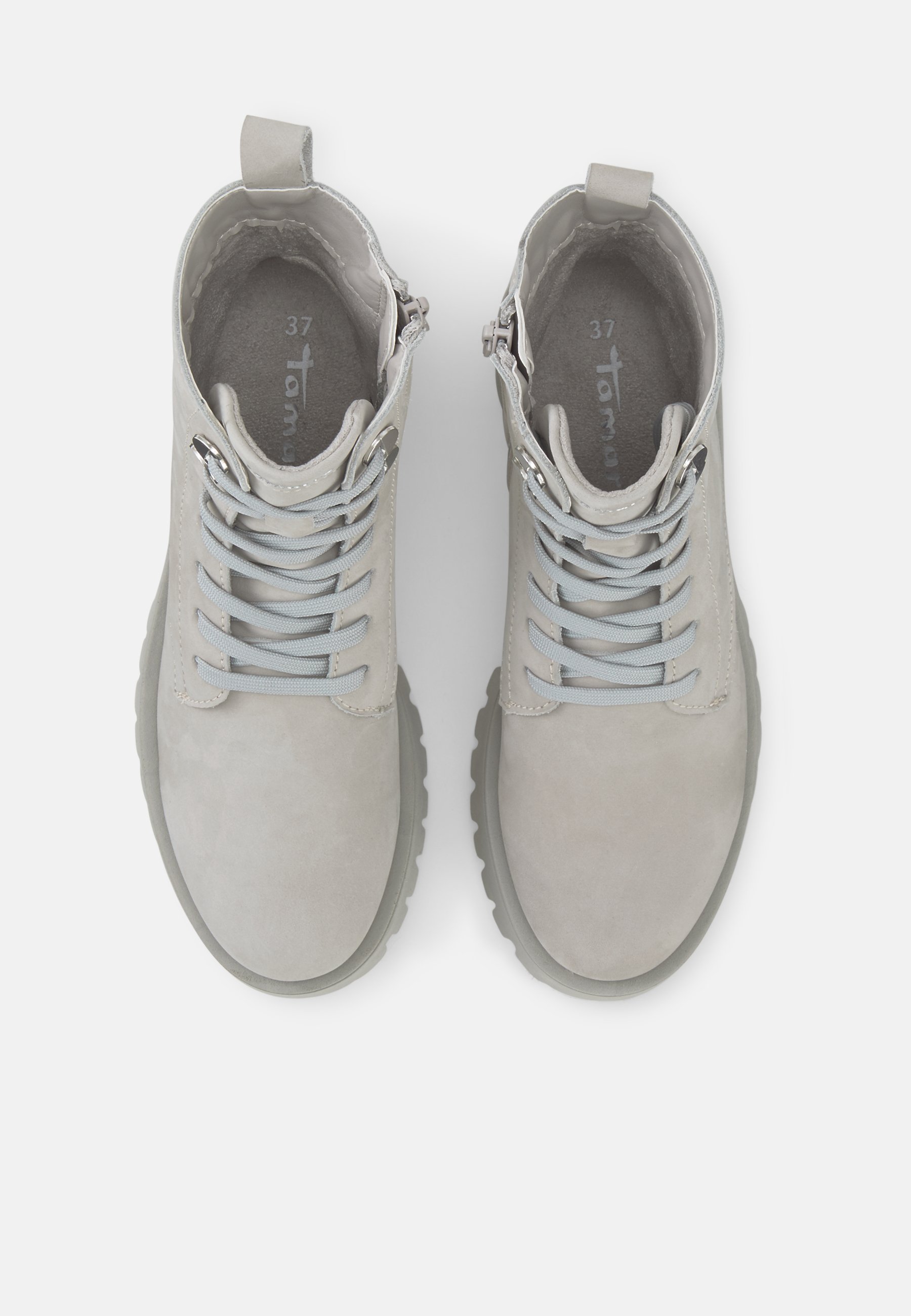 Tamaris Veterboots - soft grey/Grijs - Zalando.nl