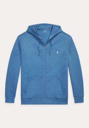 Polo Ralph Lauren Big & Tall, DOUBLE KNIT FULL ZIP HOODIE - Cipzáras pulóver - delta blue
