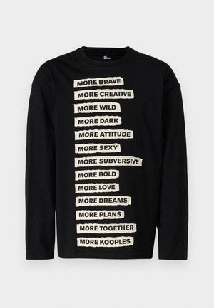 Long sleeved top - black
