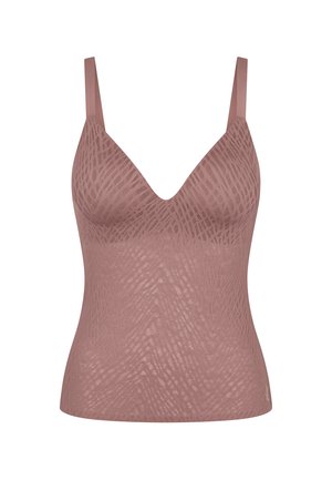 Sloggi, SLOGGI ZEROFEELBLISS THE UP PUSHUPSHIRT - Undertrøjer - cacao