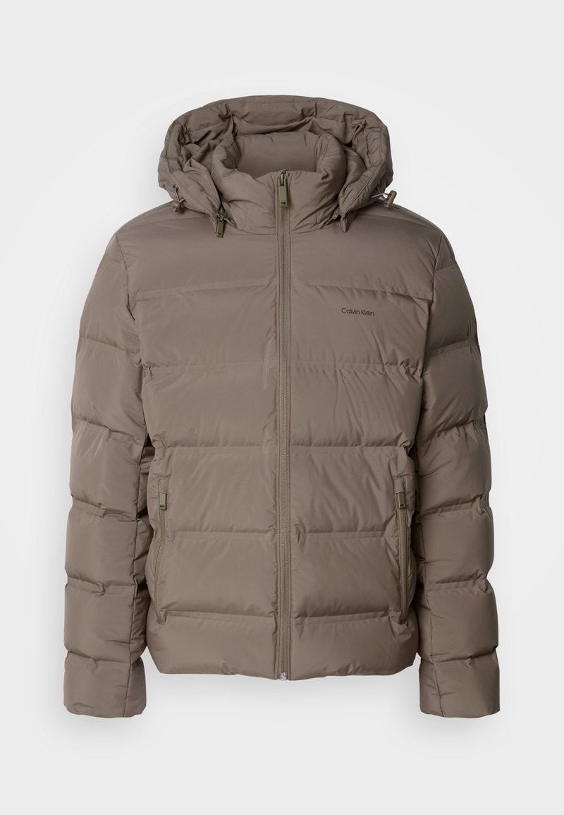 Calvin Klein Gewatteerde jas zandkleur