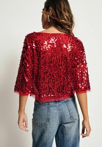 Next REGULAR FIT - SEQUIN QUARTER SLEEVE  - Blouse - red