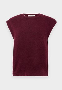 SLFLULU KNIT VEST - Veste sans manches - light brown