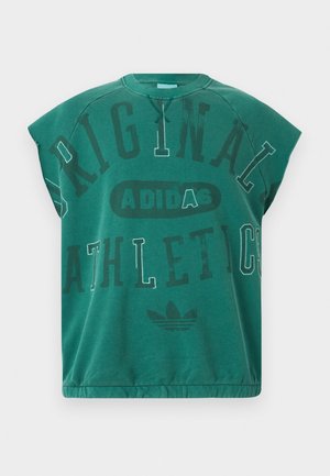 adidas Originals, CUT OFF  - T-Shirt print - collegiate green