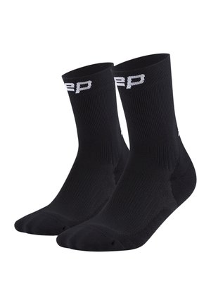 2ER-PACK RUN MID CUT - Sportsocken - black