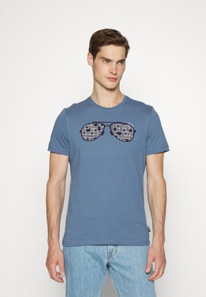 LOGO AVIATOR TEE - T-shirt con stampa - chambray