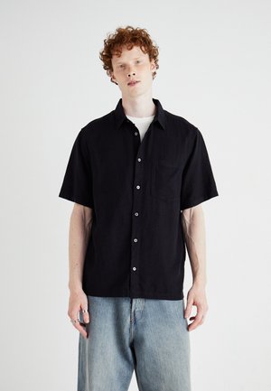 RELAXED SHORT SLEEVE SHIRT - Chemise - black