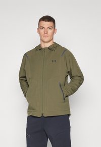 Under Armour UNSTOPPABLE JACKET - Outdoorová bunda - marine/green/black