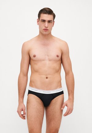 NEW BASIC BRIEF 3 PACK - Slip - black