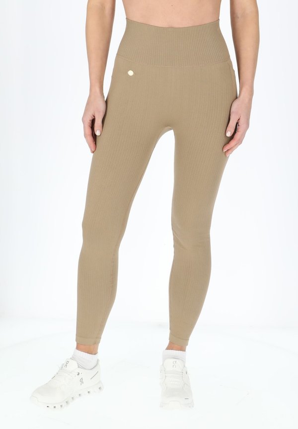 SEAMLESS TIGHTS W - Leggings - Hosen - coffee
