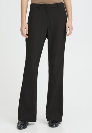 FAVA FLARED - Pantalones - black