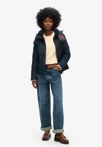 Superdry & Co HOODED MOUNTAIN - Chaqueta outdoor - eclipse navy