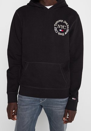 Felpa con cappuccio - black