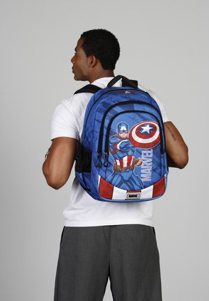 Karactermania MARVEL CAPTAIN AMERICA GEARS RUNNING PLUS - Malý batoh  - blue