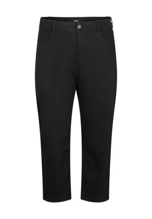 Zizzi GEKÜRZTE VERA - Jeans a sigaretta - black
