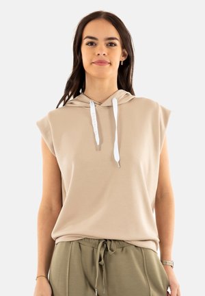 T-shirt con stampa - beige