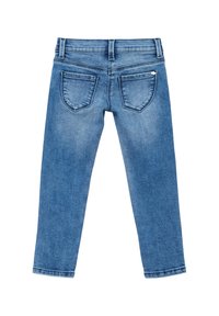 s.Oliver KATHY MET USED LOOK - Slim fit jeans - himmelblau