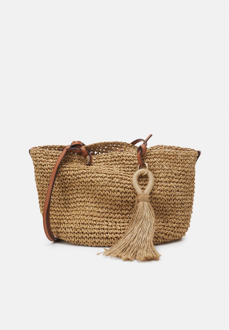 PARFOIS TOTE BAG TURQU Shoppingveske straw/beige Zalando.no