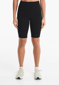 OYSHO - COMFORTLUX HIGH-RISE 25cm BIKER - Pantaloni scurți - black Imagine miniatură 1