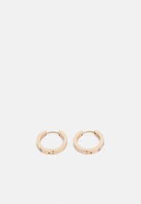 LOOP EARRINGS ESSENTIAL - Earrings - rose gold-coloured/white