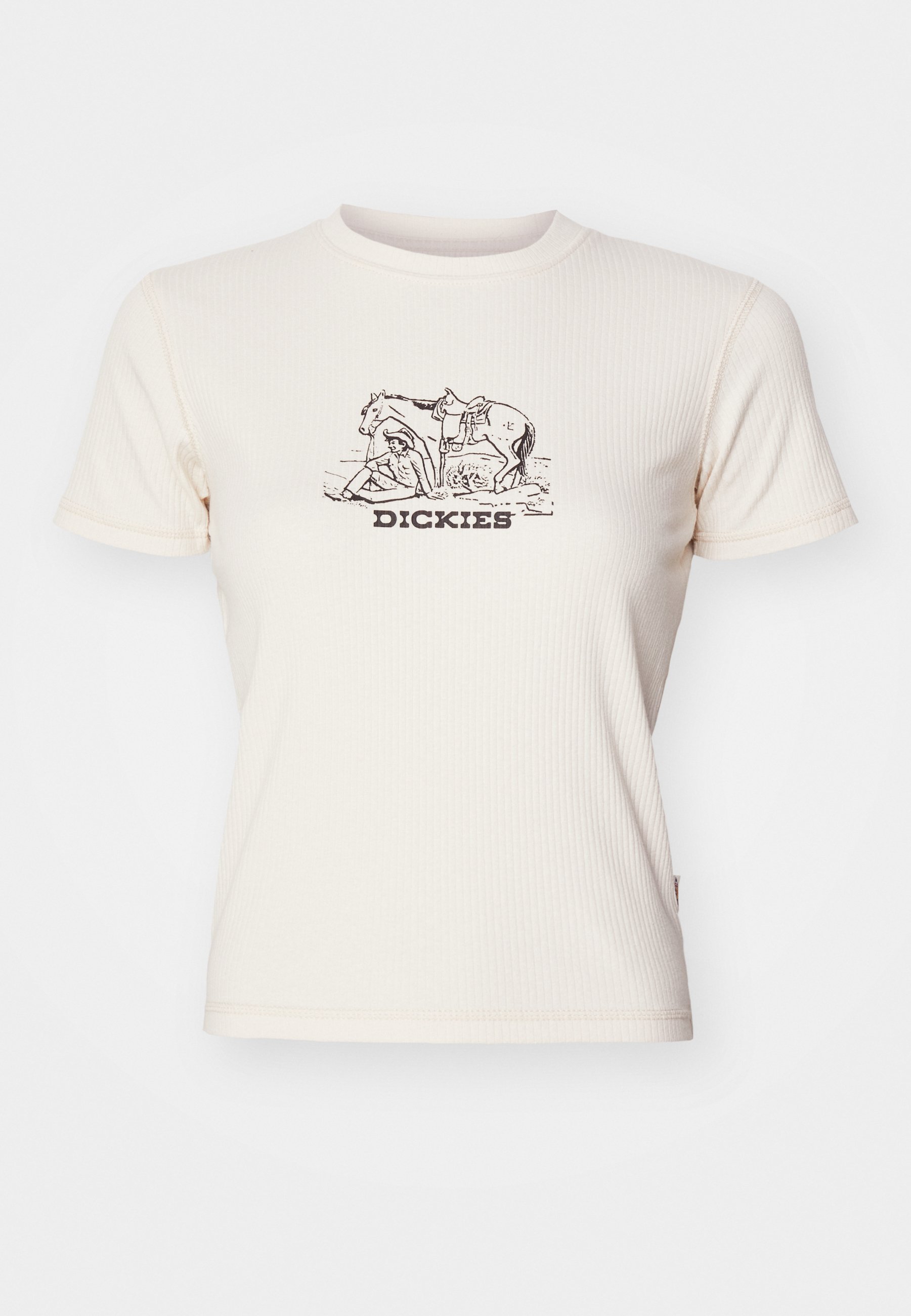 売れ筋商品|||ディッキーズ Tシャツ レディース トップス COMPANION CENTER LOGO TEE - Print T-shirt - whitecap gray Companion t-shirt in White | T-Shirts & Tops | Dickies GB.