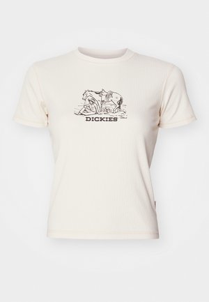 Dickies, COMPANION CENTER LOGO TEE - Tričko s potlačou - whitecap gray