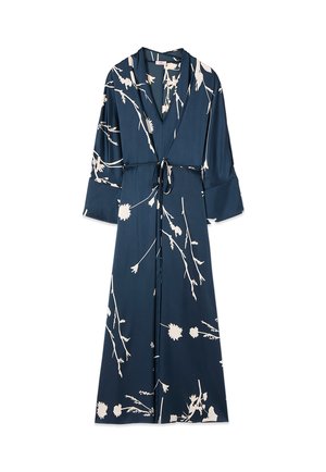 Oltre, VESTITO A KIMONO FANTASIA - Hverdagskjole - blu
