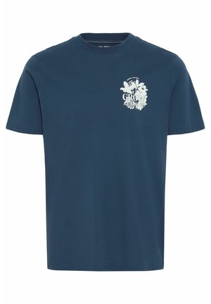 Blend, BHJAFON BACKPRINT - T-shirt imprimé - dress blues