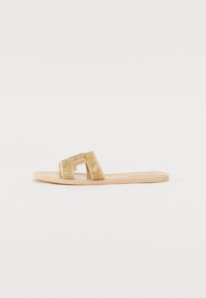 JELLY - Slippers - gold rubber