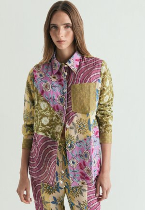 Scalpers, SCALPERS PATCHWORK SHIRT - Blusa - multicolor
