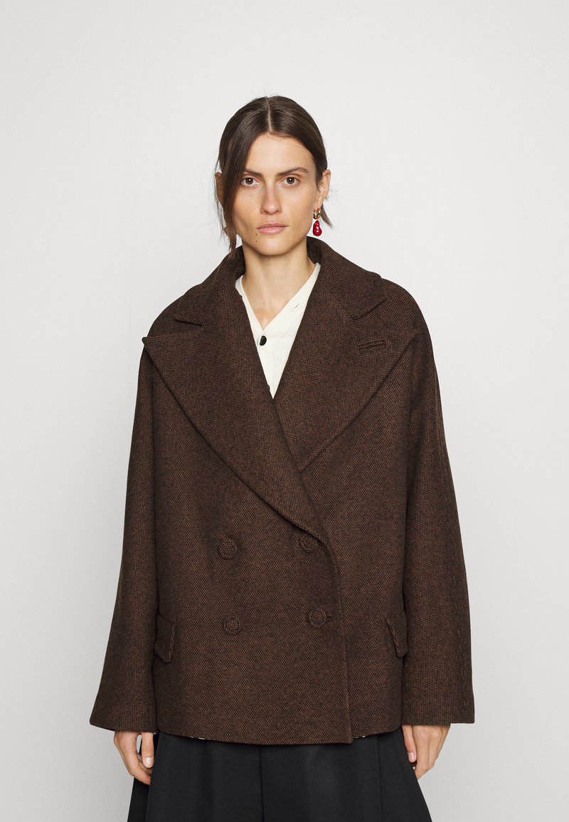 Dice Kayek COAT Blazer cinnamon/marrón claro Zalando.es