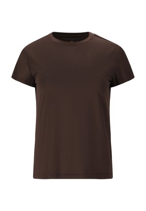 Athlecia, ATHLECIA T-SHIRT ALMI V2 - Sports T-shirts - chocolate torte