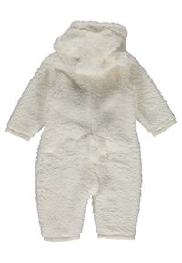 Patagonia BABY FURRY FRIENDS BUNTING UNISEX - Pajac - gravel heather w/white